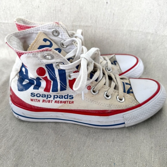 Converse Chuck Taylor All Star Hi Andy Warhol Brillo Sneakers Size 5 - Picture 3 of 7